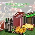 thumbnail image 6 of MINGFENGS Rugby Chicken Burger Packing Box French Fries Chicken Rice Flower Box Disposable Open Boat Box Walmart Pallets, 6 of 9