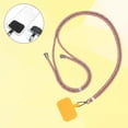 thumbnail image 4 of lionlar Adjustable Cell Phone Lanyard Neck Strap Handheld Rope YellowRainbow Yellow, 4 of 9