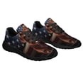 thumbnail image 6 of Chocolate Labrador American flag Shoes Sneakers Black Size 3.5, 6 of 7