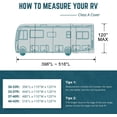 thumbnail image 4 of KING BIRD Upgraded Class A RV Cover, Extra-Thick 5 Layers Anti-UV Top Panel, Durable Camper Cover, Fits 40'- 43' Motorhome -Breathable, Waterproof, Rip-Stop, 4 of 8