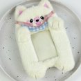 thumbnail image 1 of Plush Photocard Holder With Keychain Cartoon Photo Sleeve ID Bank Credit Card Kpop Storage, 1 of 7