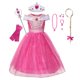 thumbnail image 1 of Disney Bella Durmiente Niñas Princesa Vestido Niño Cosplay Disfraz Aurora Vestidos Vestido Halloween Carnaval Fiesta Niños Ropa 4T (Etiqueta 120) Gao Jinjia LED, 1 of 2