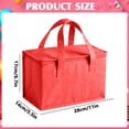 thumbnail image 3 of Insulated Lunch Bag,Reusable Lunch Box Container,Red Large Leakproof Thermal Snack Bag,Insulated Cooler Bag for Men Women Work Travel Picnic Outdoor, 3 of 7
