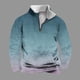 thumbnail image 1 of Sudadera sin capucha para hombre, informal, a la moda, con cuello alto, estampado de calaveras, cremallera, jersey de manga larga, blusa de poliéster para hombre, 1 of 5