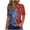 QR2_Multicolor, variant on American Flag Shirt Women 4th of July Patriotic T Shirts Henley Shirts Independence Day Star Stripe Graphic Tees Short Sleeve Button V Neck Red White and Blue Tshirt Shirts