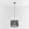 thumbnail image 5 of SAFAVIEH Valley A19 Black Rattan Pendant Light with Black Shade, 5 of 11