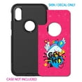 thumbnail image 2 of DistinctInk Custom SKIN / DECAL compatible with OtterBox Commuter for iPhone XR (6.1" Screen) - Girl Power - GRL PWR - Unicorn Hearts Graffiti, 2 of 5
