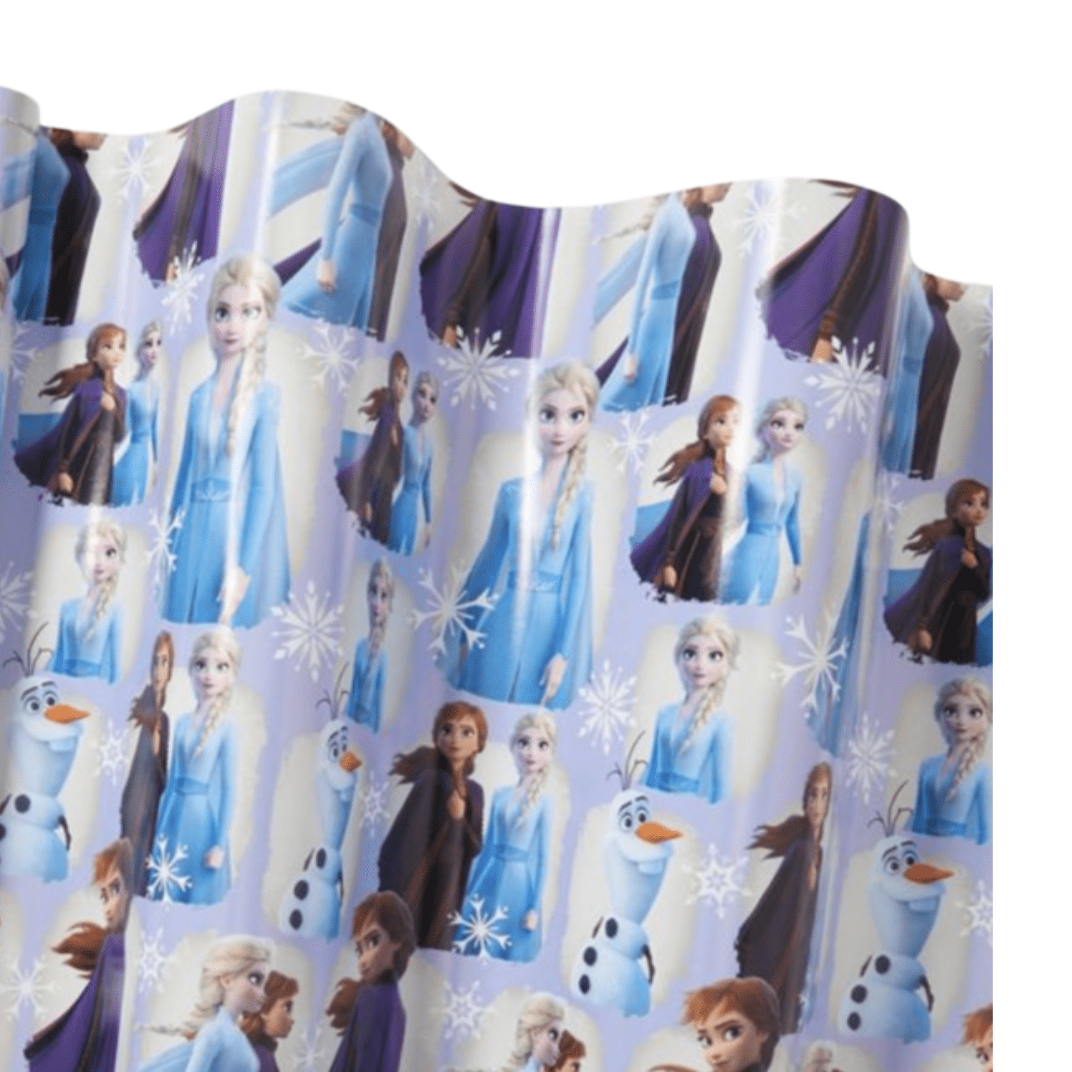 Frozen Anna & Elsa Wrapping Paper, 1 Roll Premium Paper with Grid Lines