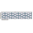 thumbnail image 3 of Fox Fabric by the Yard, Sleeping Fox Faces with Sky Stars Scandinavian Style Cartoon, Decorative Upholstery Fabric for Sofas and Home Accents, Slate Blue Pale Pink by Ambesonne, 3 of 5