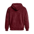 thumbnail image 4 of VBVC Men's Fuzzy Fleece Lightweight Hoodie , Winter Warm Pullover Sweatshirt For Men, S-3XL, 4 of 6
