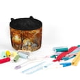thumbnail image 3 of HELLHERO Autumn Horse Pattern Design Sewing Machine Mat Lightweight with Storage Cylinder Non Slip to Store Bobbins for Most Sewing Machines, 3 of 5