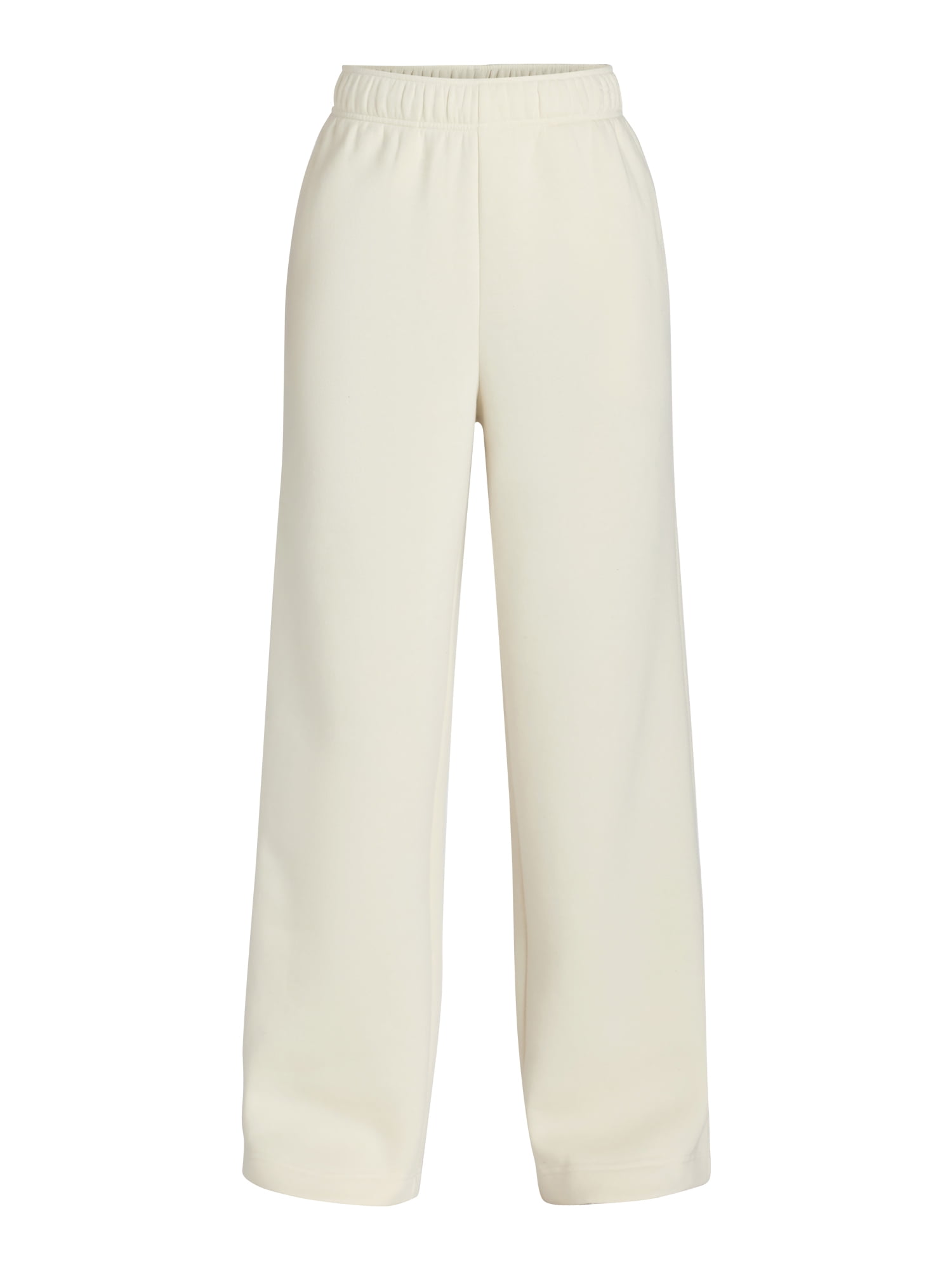 OFF-WHITE ROUND JERSEY WIDE-LEG JOGGERS OFF WHITE - Round