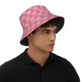 thumbnail image 4 of Cute Cartoon Pig Pattern Bucket Hat Foldable Fisherman Outdoor Summer Camping Travel Hiking Caps for Men Women, 4 of 7
