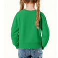 thumbnail image 5 of Xdegoge Cropped Sweatshirts for Girls Oversized Basic Crew Neck Long Sleeve Cute Tops Athletic Comfort Casual Solid Color Pullover Kid Clothes 5-15 Years, 5 of 7