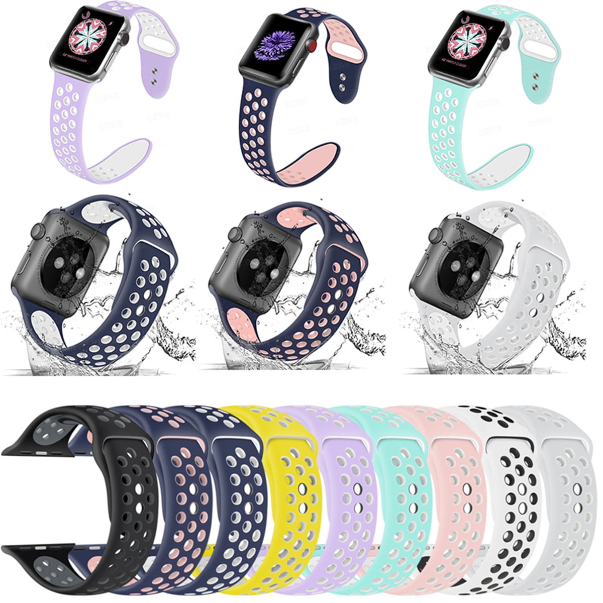 apple watch band sport silicone for nike edition