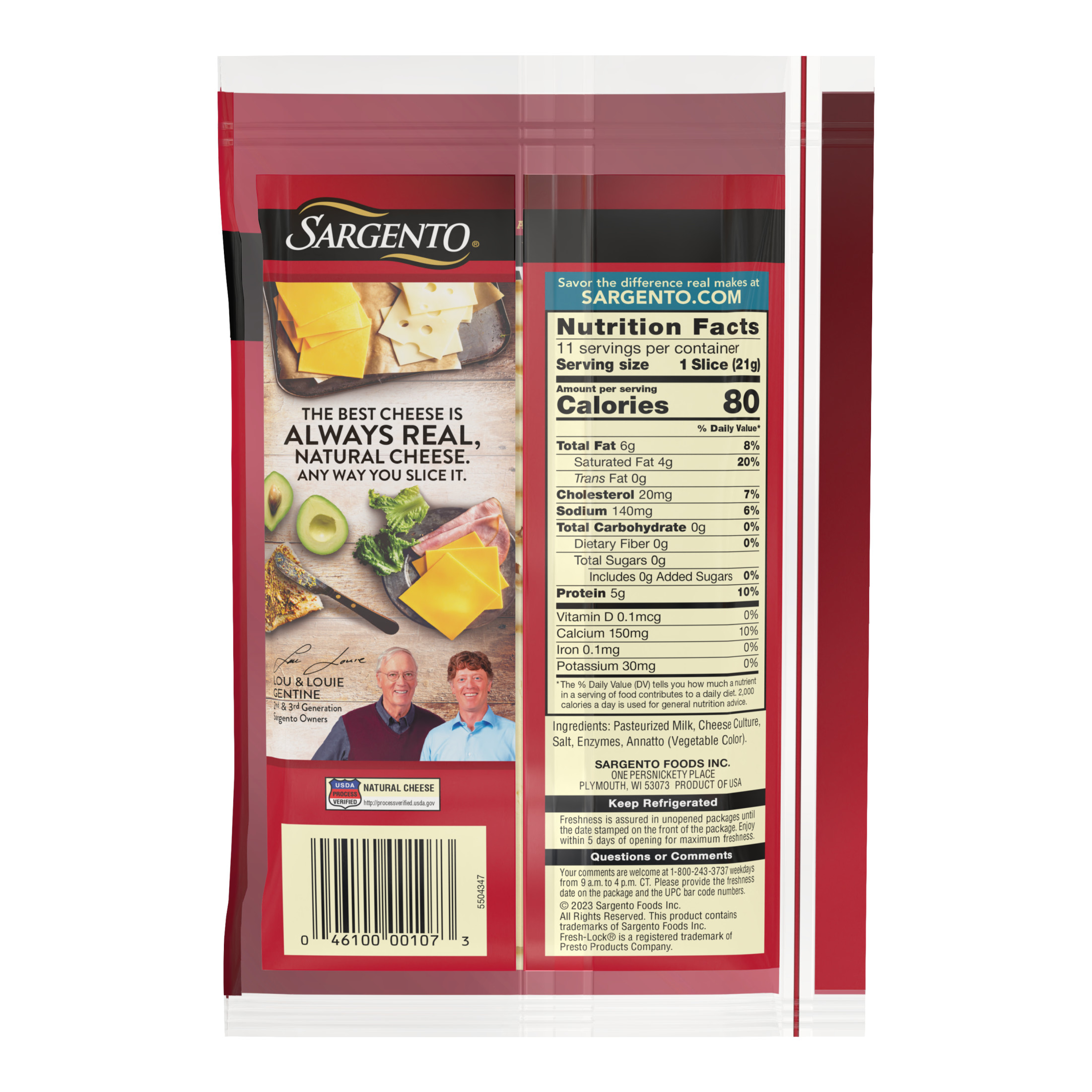Sargento® Sliced Muenster Natural Cheese, 11 Slices - image 3 of 6