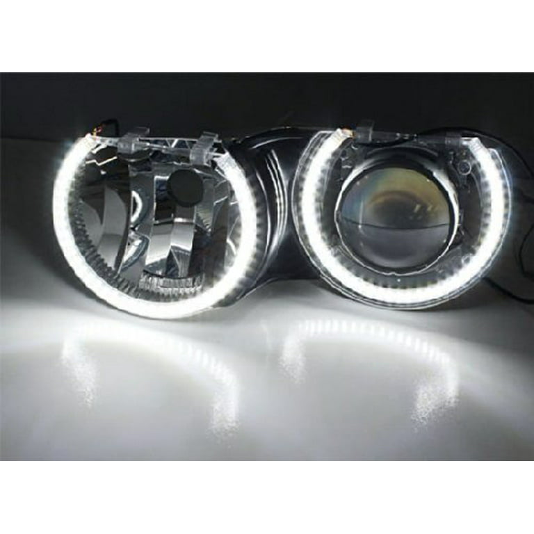 7-Color Xenon Headlight RGB LED Angel Eyes For BMW E38 E39 E46 3 5 7 Series  New