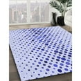 thumbnail image 3 of Ahgly Company Machine Washable Indoor Rectangle Transitional Lavender Blue Area Rugs, 2' x 3', 3 of 7