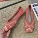 thumbnail image 5 of Zapatos casuales de boca baja transpirables con suela blanda para mujer con patrón de punto Colorblock Wmkox8yii FOPL2582, 5 of 5