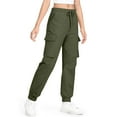 thumbnail image 5 of Ashirexll Girls High Waisted Pants Boys Cargo Pants Winter Loose Drawstring Sports Pants With Cinched Hem And Pocket for Kids, 5 of 5