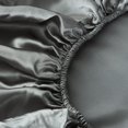 thumbnail image 7 of NTBED Satin Sheets Full Gray Luxury Silky Bed Sheets 1800 Microfiber Sheet Set 4 Pcs, 7 of 7