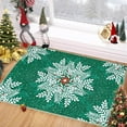 thumbnail image 3 of Christmas 2x3 Area Rug, Snowflake Christmas Rugs for Living Room Washable, Bedroom Throw Rugs Non Slip, Soft Low Pile Floor Carpet for Kitchen Dining Room Christmas Decorations, 3 of 9