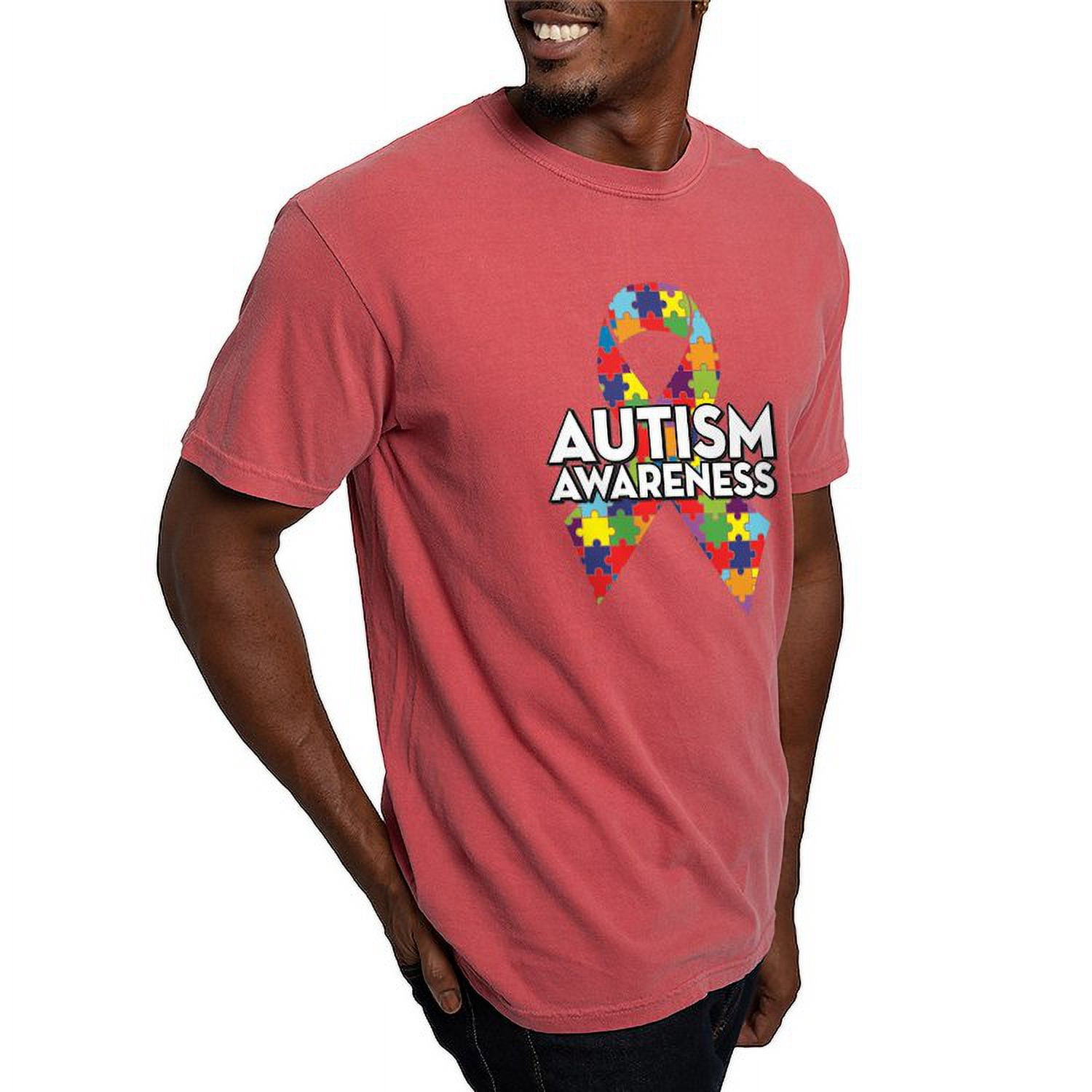 CafePress - Autism Awareness T Shirt - Mens Comfort Colors Shirt