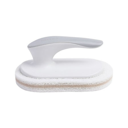 

Peryerana Kitchen Sponge Dish Handle Sponge Cleaning Brushes Bowl Washing Brush for Bathroom White