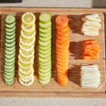 thumbnail image 5 of Kitchen Manu Rebanador de vegetales multifunción Hoja de acero inoxidable Rebanador cuadrado Juliette Papas fritas verticales (Verde fresco [Material de grado alimenticio] con agujeros para moler ajo picado) esquí esquí Gafas de esquí, 5 of 5