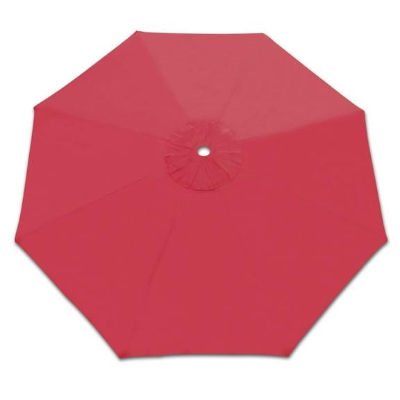Strong Camel 10ft 8 Rib Burgundy Patio Umbrella Canopy, Air Vent