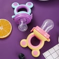 thumbnail image 3 of Suministros para madres e hijos Bebé Frutas y verduras Música Silicona Mordedor Nutrición para bebés Bolsa de malla de frutas y verduras Máquina de alimentación complementaria de alimentos, 3 of 3