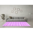 thumbnail image 3 of Ahgly Company Indoor Rectangle Solid Purple Modern Area Rugs, 4' x 6', 3 of 4