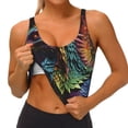 thumbnail image 3 of Sikiie Dragon with Colorful Tail Sports Bra for Women, Sports Bra Athletic Running Sports Bra, Workout Bra, Yoga Bra-XX-Large, 3 of 8