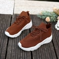 thumbnail image 6 of uvwlwu Sneakers for Women Casual Breathable Mesh Lace Up Solid Color Platform Shoes For Daily Wear With Jeans Comfortable Thick Sole Walking Shoes, 6 of 9