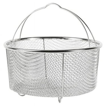Large Capacity Fritter Skimmer with Handle Stainless Steel Fryer Basket