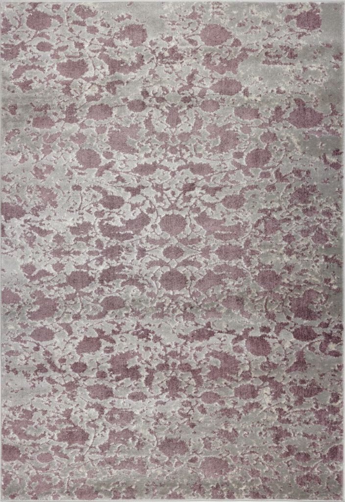 Concord Beautiful Abstract Pattern Area Rug Carpet in PlumGrey, 7x10