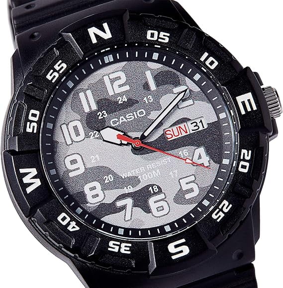 Casio MRW220HCM-1B Men's Analogue Quartz Resin Strap Watch