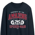 thumbnail image 3 of Marvel Spider-Man - Property Of Spider Man - Men's Long Sleeve Graphic T-Shirt, 3 of 5