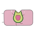 thumbnail image 6 of Lsque Cute Avocado Car Windshield Sun Shade | Accordion Folding Style Auto Shade for Car Truck SUV Van | Blocks UV Rays Sun Visor Protector | Small, 6 of 7