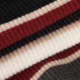 thumbnail image 6 of Moxiu Women's Round- Neck Stripe Splicing Recreational Pullover Knitting Sweater Long Sleeve Tops Loose Fit Sweater, 6 of 9