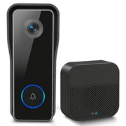 XTU J7 Wireless Wifi Video Doorbell Camera 1080P, 5000 mAH Battery Powered, Auto Anti-Theft Alarm, Motion Detection