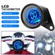 thumbnail image 4 of Medidor de combustible universal Pantalla LED Cuentakilómetros LCD 12V Medidor de motocicleta (Negro) Ndcxsfigh Accesorios para autos y motos, 4 of 8