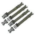 thumbnail image 1 of Final Clearance! 4Packs Nylon Strap Sternum Harnas Vaste Riem + Dual Release Verstelbare Gesp Outdoor Camping Tactische Rugzak Accessoires Black, 1 of 6
