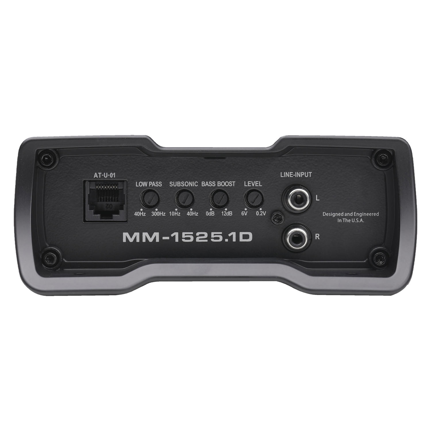 Autotek MM-1525.1D The MEAN MACHINE 1,500-Watt Monoblock Compact Class D Amp with Wired Bass Remote
