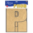 thumbnail image 2 of Beistle Prom Streamer, 14.25" x 6', Gold/Black, 2 of 5
