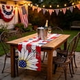 thumbnail image 7 of Memorial Day Saving!4th of July Decorations, Independence Day Table Flag Red White Blue Star Striped Floral Print Dining Table Decoration, 7 of 7