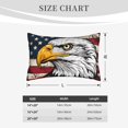 thumbnail image 4 of Daiia American Bald Eagle Bedding Waterproof Pillow Protector Zippered Queen – Bed Bug Proof Pillow Encasement-16"x24", 4 of 6