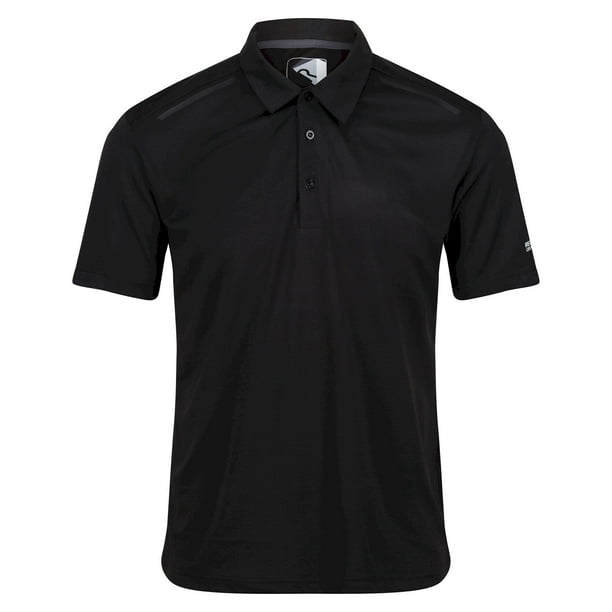 Regatta - Polo Breckenlite Highton Pro para Hombre (Negro)