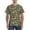 Color Summer, variant on Snake And Floral Print Men's Dry Fit Mesh Athletic Shirts Moisture Wicking Tennis T-Shirt Tops