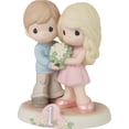 thumbnail image 2 of Precious Moments One Blossoming Year Together Anniversary Figurine, Count 1, 2 of 4